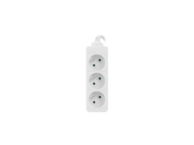 LANBERG PS0-03E-0150-W 1.5M Baltas 3X 230V Lanter EXTENSION PL. CABLE FROM FULL COPPER