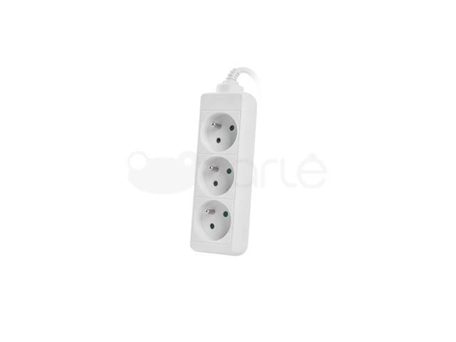 LANBERG PS0-03E-0300-W 3M Baltas 3X 230V Lanter EXTENSION PL. CABLE FROM FULL COPPER