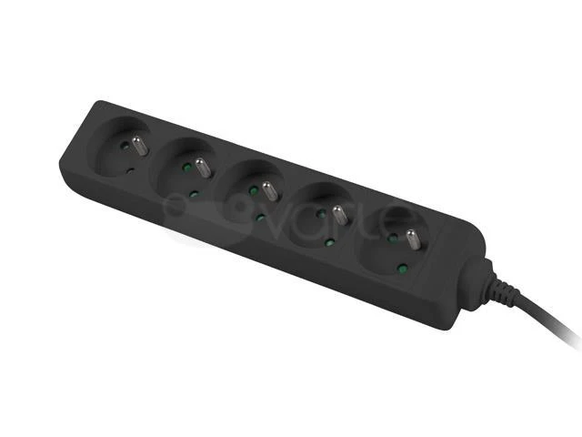 LANBERG PS0-05E-0300-BK 3M Juodas 5X 230V Lanter EXTENSION PL. CABLE FROM FULL COPPER