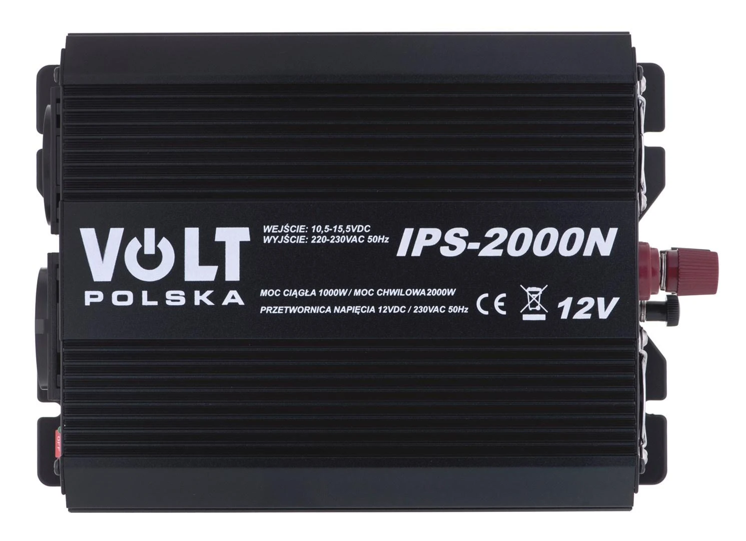 Volt Myk Auto Įtampos keitiklis 12/230V (1000/2000W)