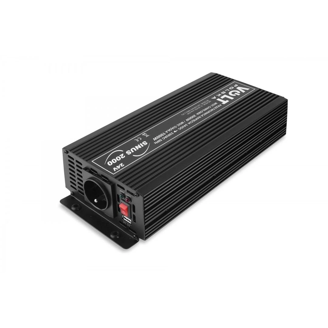 Volt Sinus 2000 24V keitiklis su lizdu