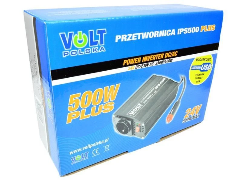 Inverteris Volt IPS-500 Plus - 24VDC/230VAC 350/500W