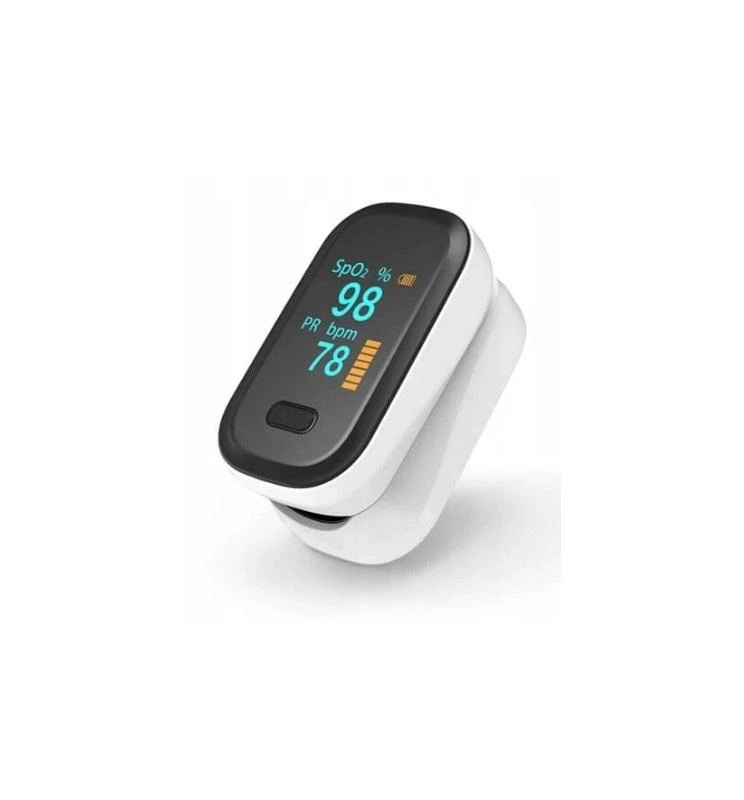 Oro-med Pulsoksimetras - Oromed PULS_ORO-OXIMETER Matuoja 2-100% SpO2, 30-250 bpm, OLED, Balta