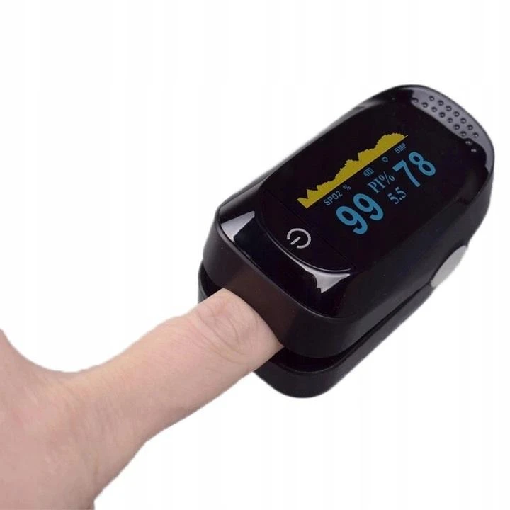 Pulse oximeter Oro-Oximeter Juodas
