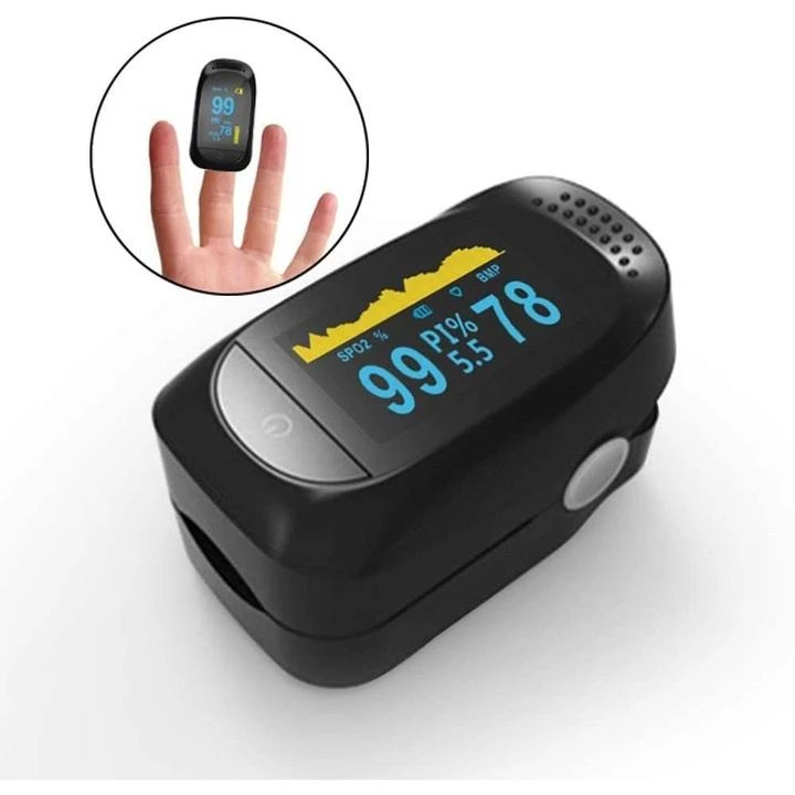 Pulse oximeter Oro-Oximeter Juodas