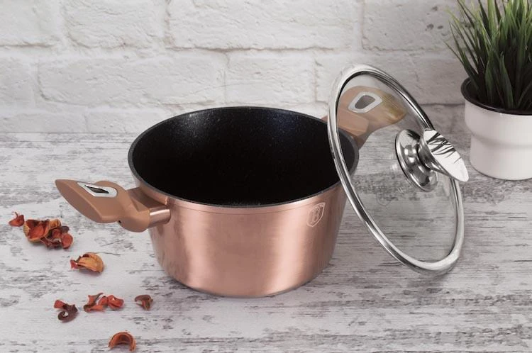Berlinger Haus GRANITE PUODAS 30cm BERLINGER HAUS BH-6194 ROSE GOLD
