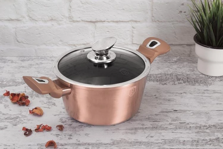 Berlinger Haus GRANITE PUODAS 30cm BERLINGER HAUS BH-6194 ROSE GOLD