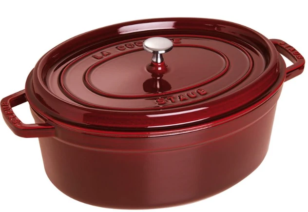 Zwilling STAUB LA COCOTTE Puodas ketaus ovalus 6,7 ltr, grenadinas