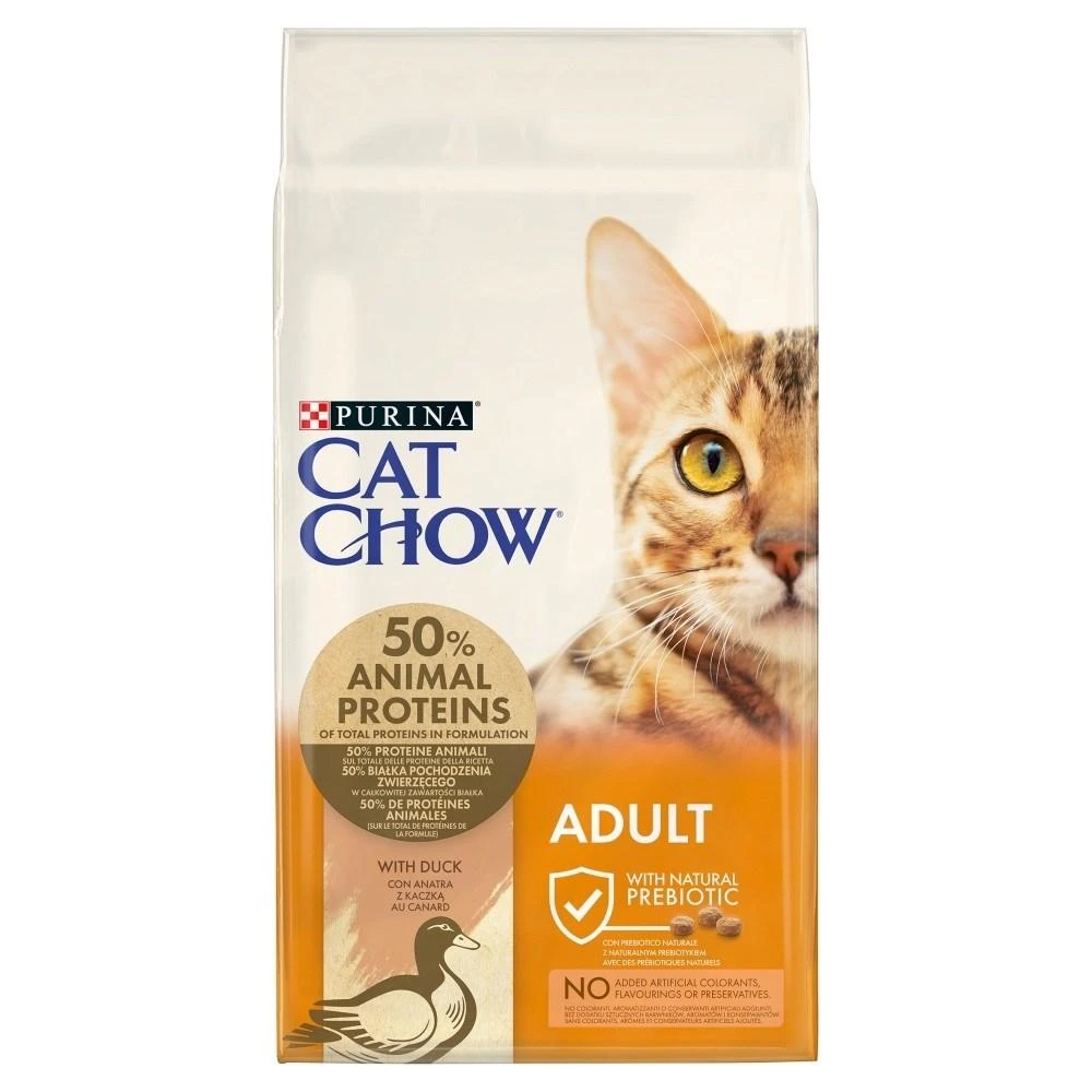 Purina Cat Chow Adult Rich in Duck 15kg