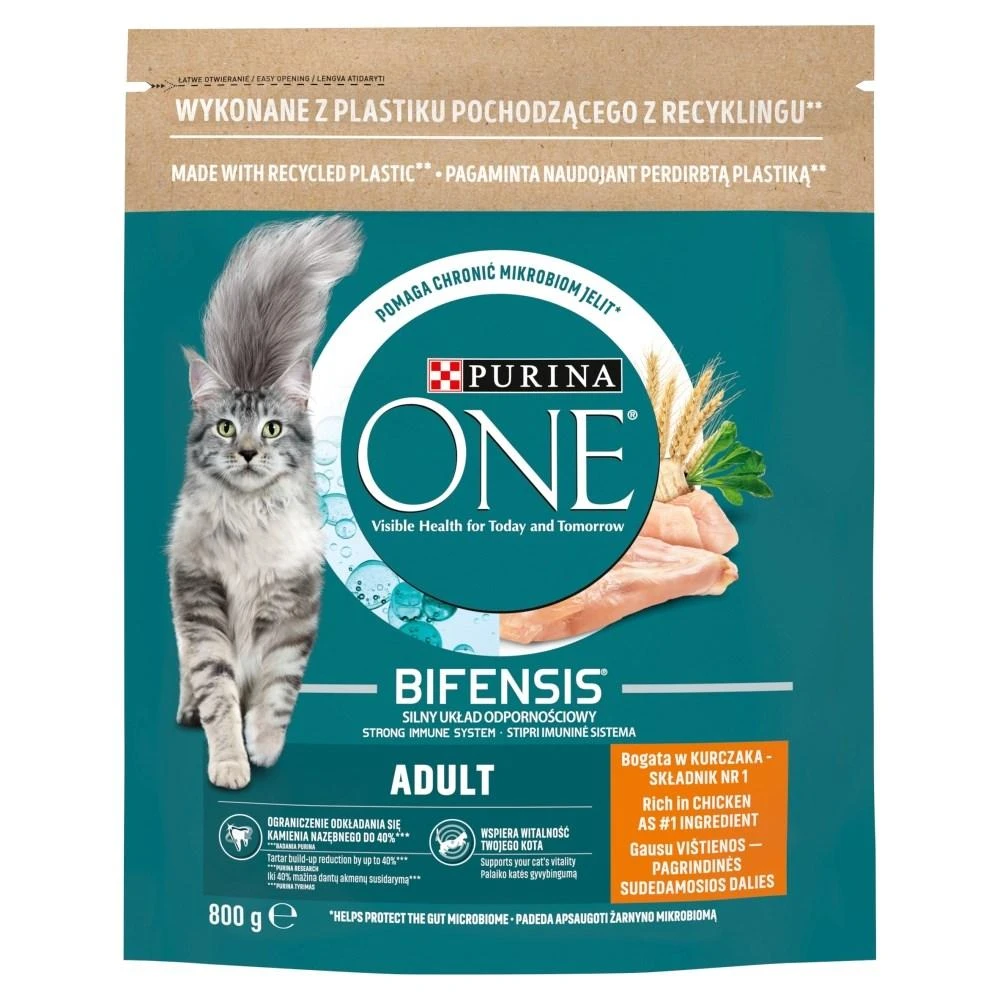 Review en analyse van Purina One Adult Kip