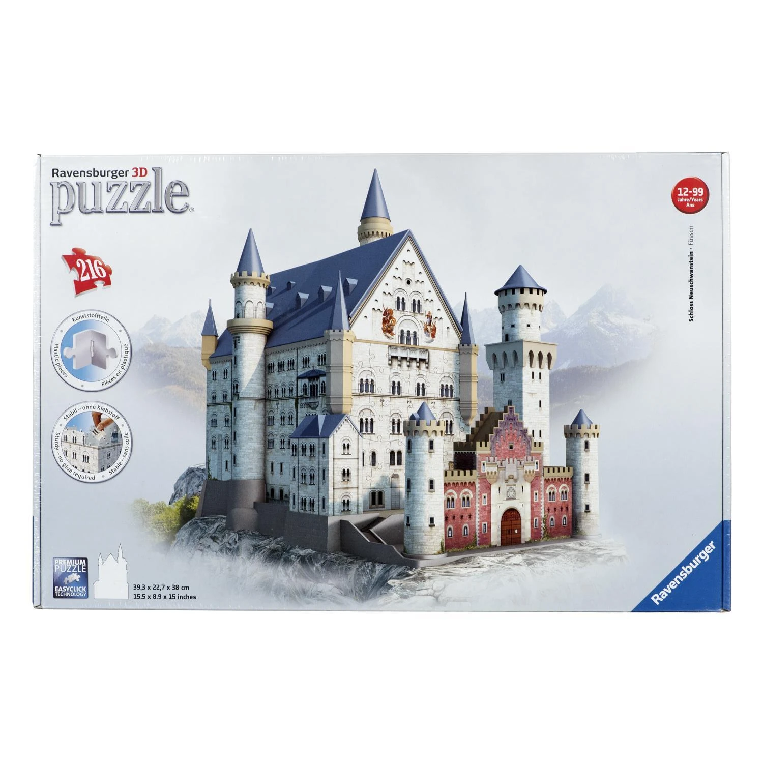 Ravensburger dėlionė "3D Puzzle Schloss Neuschwanstein"