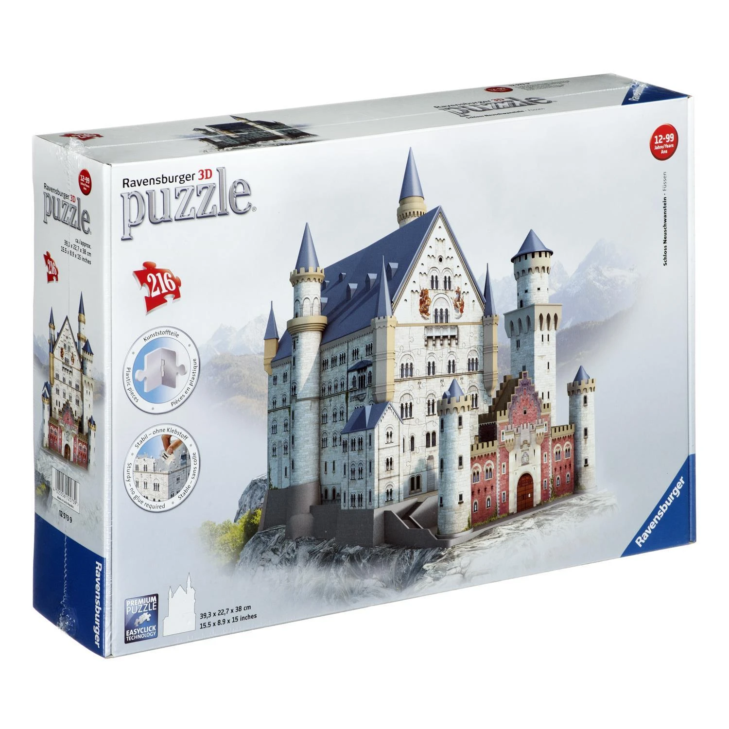 Ravensburger dėlionė "3D Puzzle Schloss Neuschwanstein"