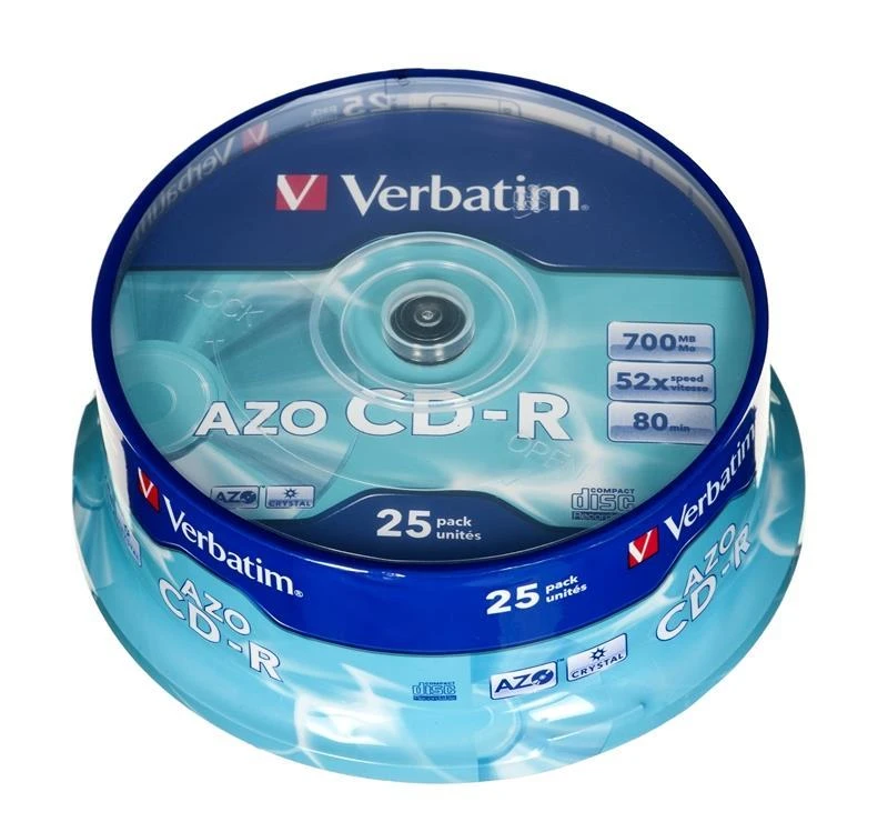 Verbatim CD-R 25 vienetų pakuotė