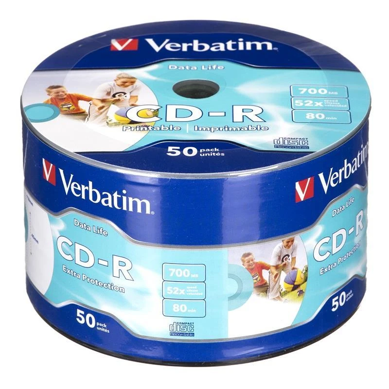 Verbatim CD-R 50 vienetų pakuotė