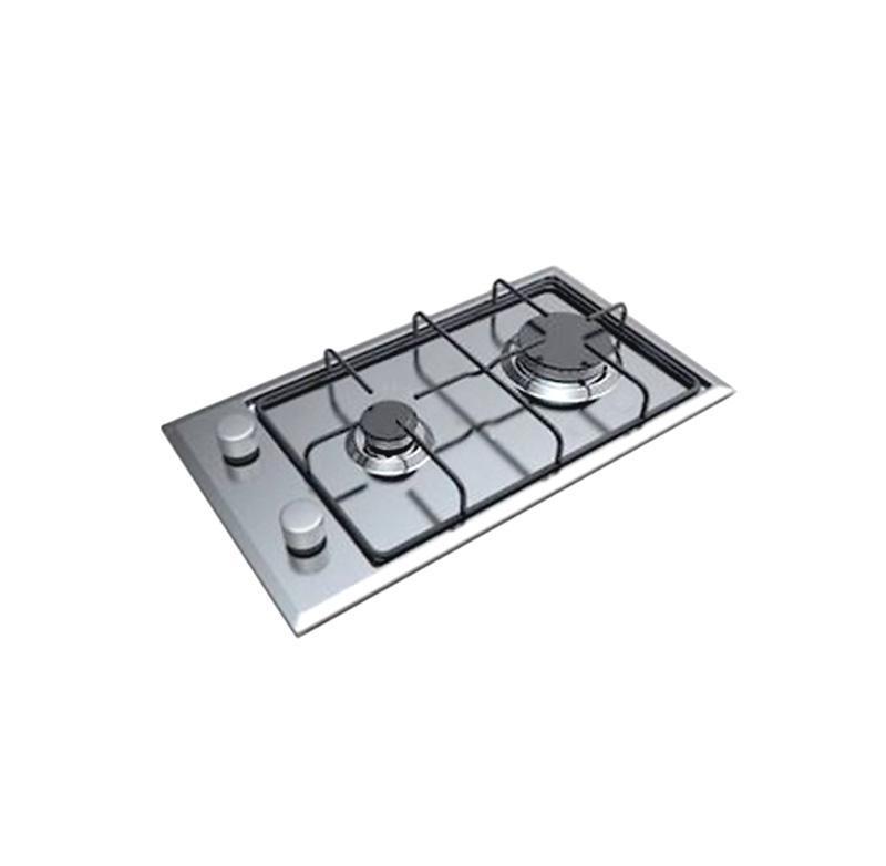 Kaitlentė Beko HDCG 32220 SX hob Nerūdijantis plienas Built-in Gas 2 zone(s)