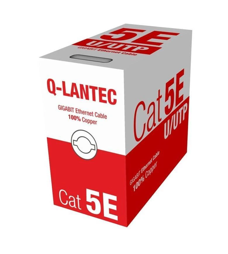 Tinklo Kabelis - Q-LANTEC KIU5OUTS305Q Cat5e 305 m Juodas