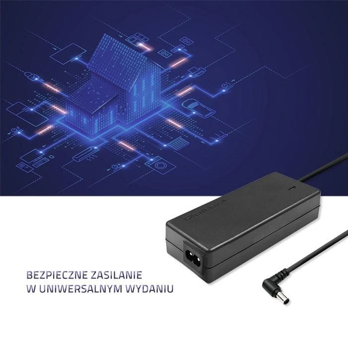 QOLTEC 50088 Nešiojamas kompiuteris kintamosios srovės adapteris Qoltec Sony 90W 19.5 V 4.7 A 6.0x4.4+pin