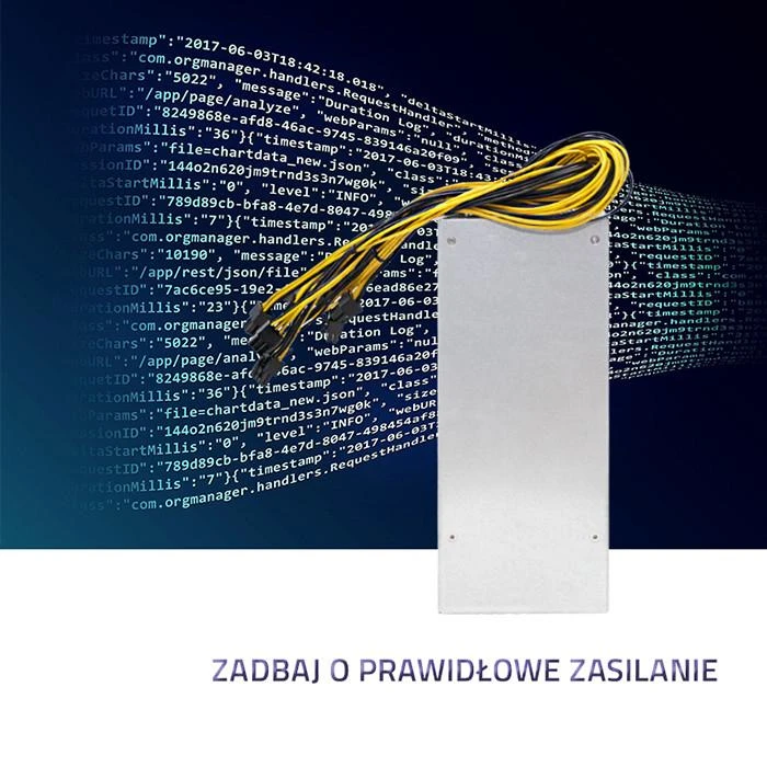 QOLTEC 50177 maitinimo šaltinis ATX Smart 1600W 80 Plus Gold