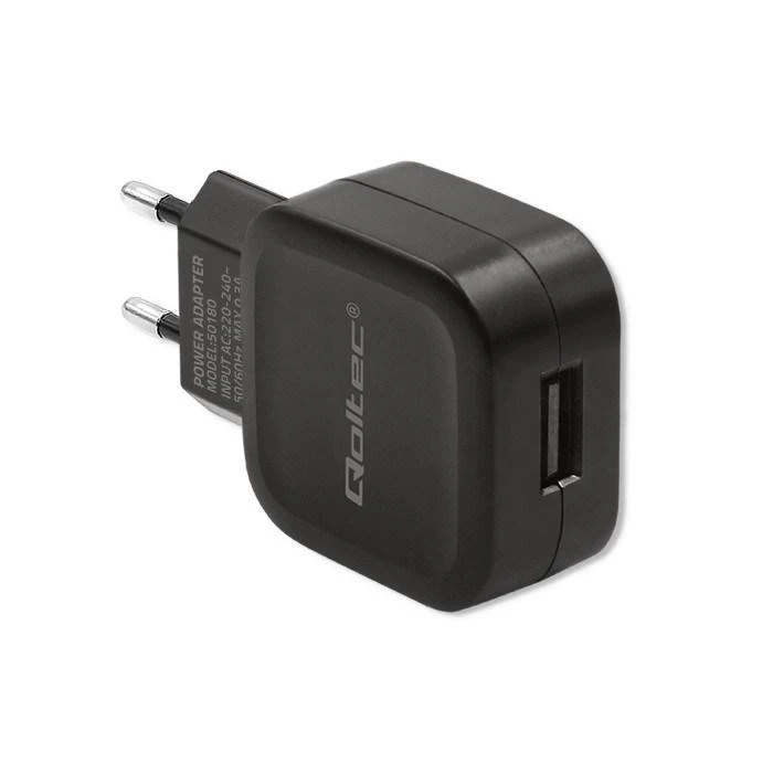 QOLTEC 50180 kintamosios srovės adapteris 12 W 5 V 2,24 A USB