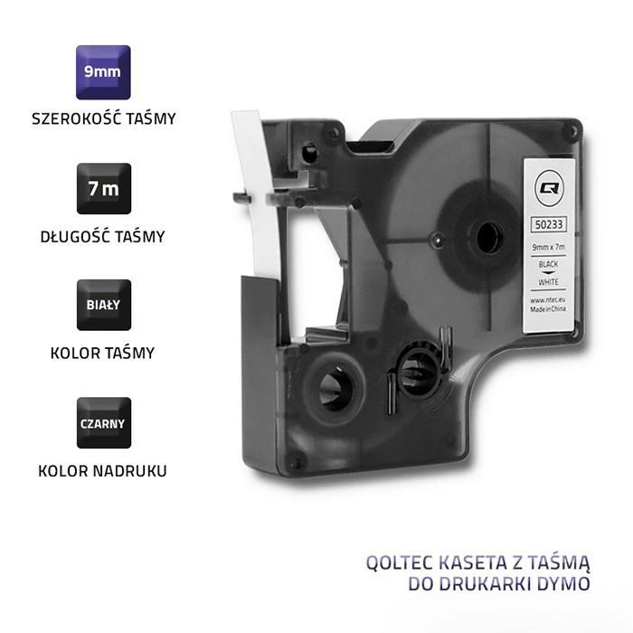 QOLTEC Labels for DYMO LW-1152 S0722520 25 x 54 mm 260 pieces