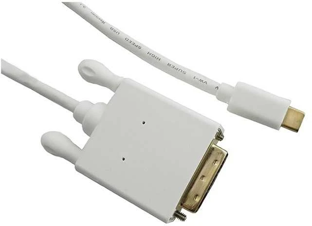 USB-C į DVI video adapteris 2m