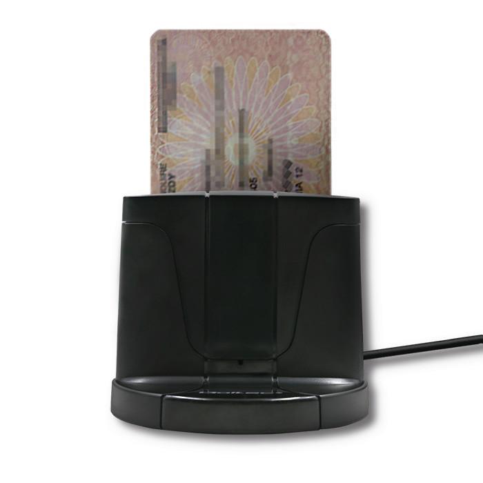 QOLTEC 50632 Išmanusis Smart ID kortelių skaitytuvas SCR0632 USB tipo C