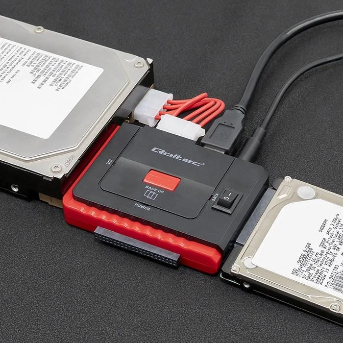 QOLTEC 50645 adapteris USB 3.0 prie IDE SATA III