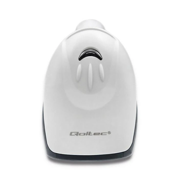 QOLTEC 50865 Brūkšninių kodų skaitytuvas 1D CCD USB Baltas