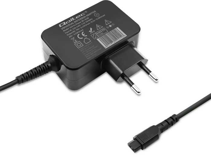 QOLTEC 51027 įkroviklis 65W / 5-20,3V / 2-3,25A / USB tipas C / PD
