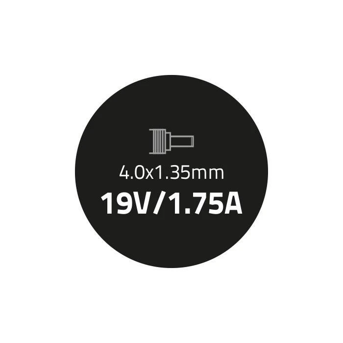 QOLTEC 51507 Nešiojamas kompiuteris AC power adapter for Asus 33W 19V 1.75A 4.0x1.35
