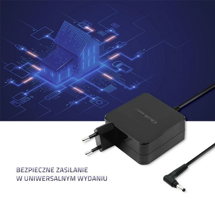 QOLTEC 51751 Nešiojamas kompiuteris AC power adapter Qoltec Huawei 65W 19V 3.42A 4.0 1.7