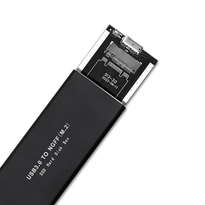 QOLTEC 51854 kietojo disko korpusas M.2 SATA SSD NGFF USB 3.0