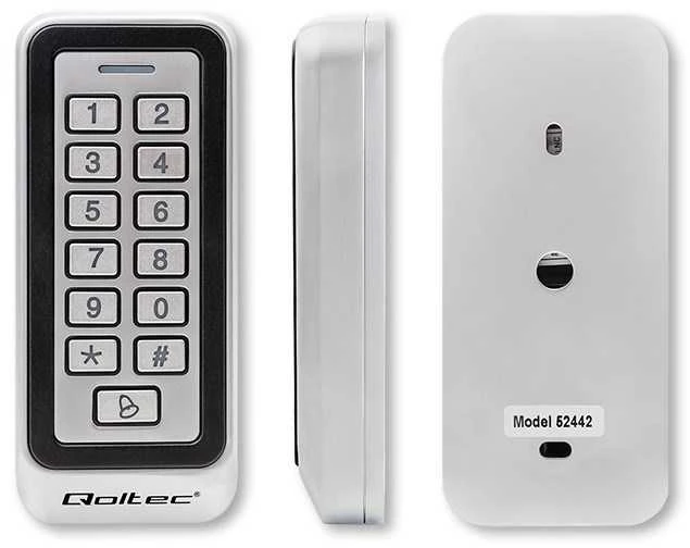 Qoltec 52442 Code Lock RHEA With RFID Reader Code Card Key Fob qoltec-52442-code-lock-rhea-with-rfid-reader-code-card-key-fob