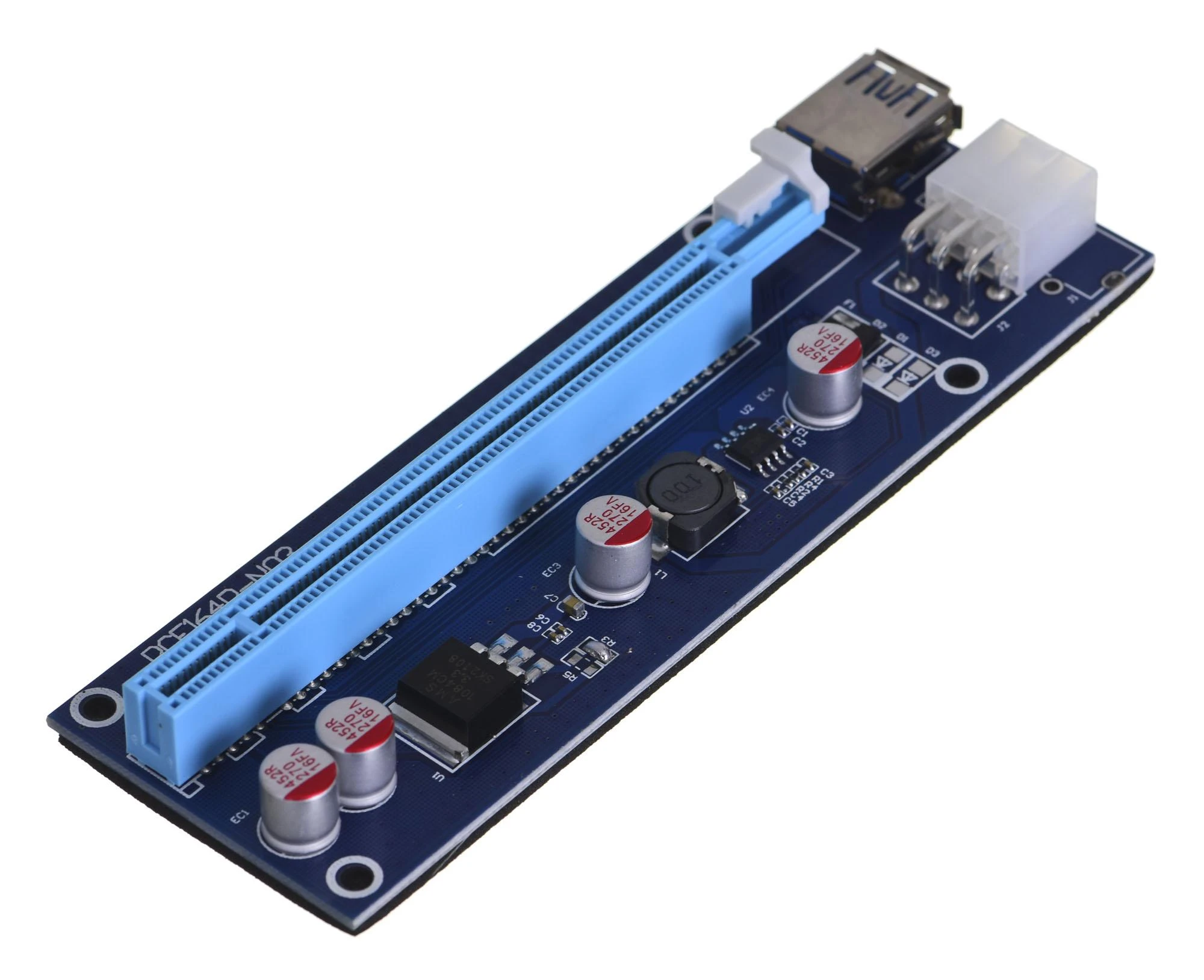 QOLTEC 55501 Qoltec Riser PCi-E 1x - 16x USB 3.0 SATA / PCI-E 6pin