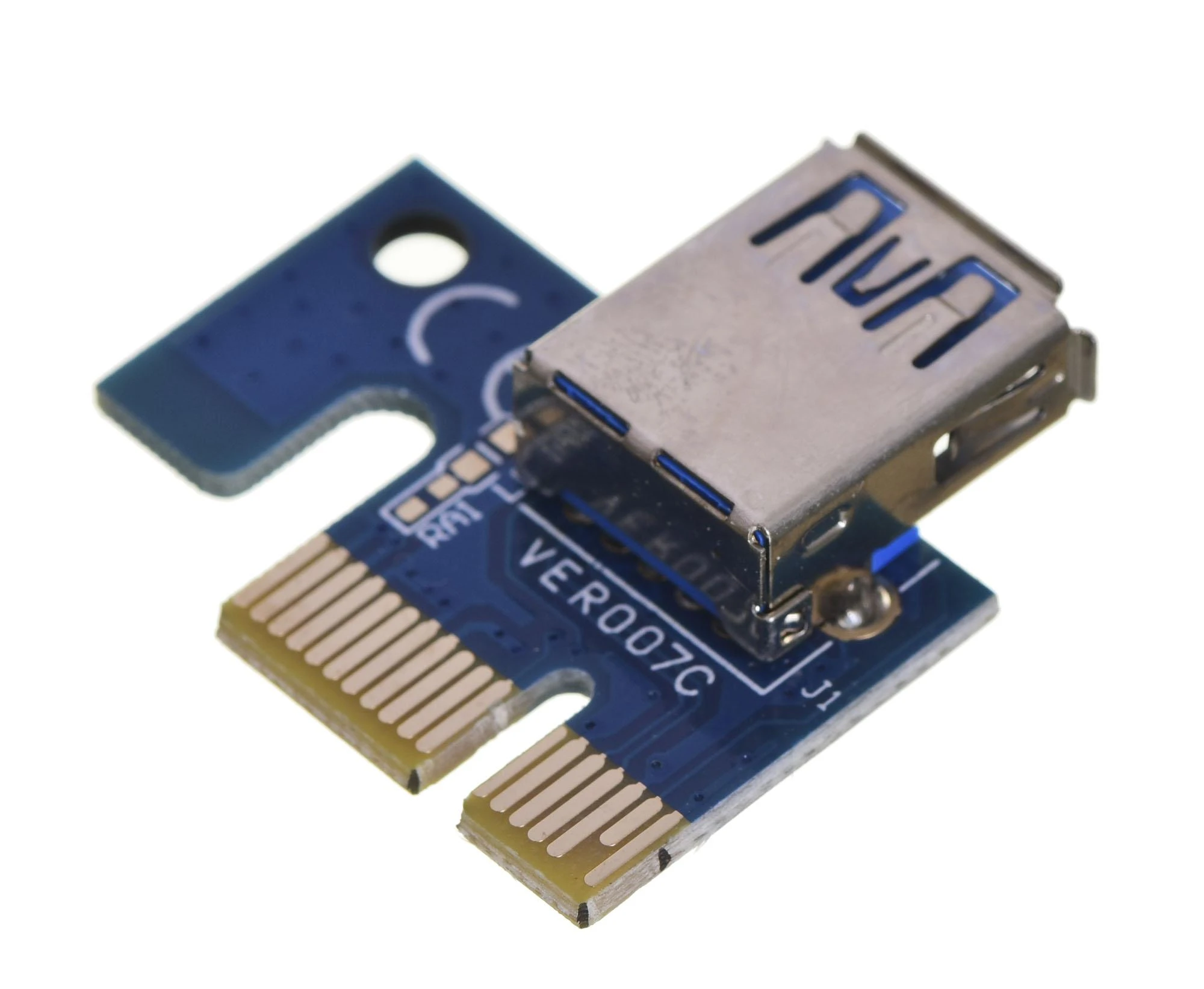 QOLTEC 55501 Qoltec Riser PCi-E 1x - 16x USB 3.0 SATA / PCI-E 6pin