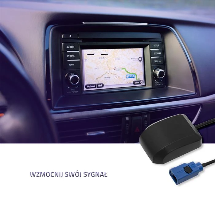 QOLTEC 57038 Antenna GPS 28dBi Outdoor
