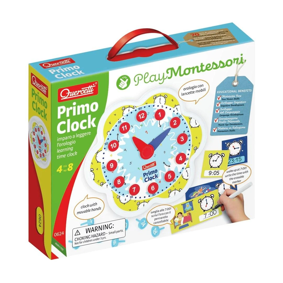 Quercetti Primo Clock - Edukacinis Žaislas