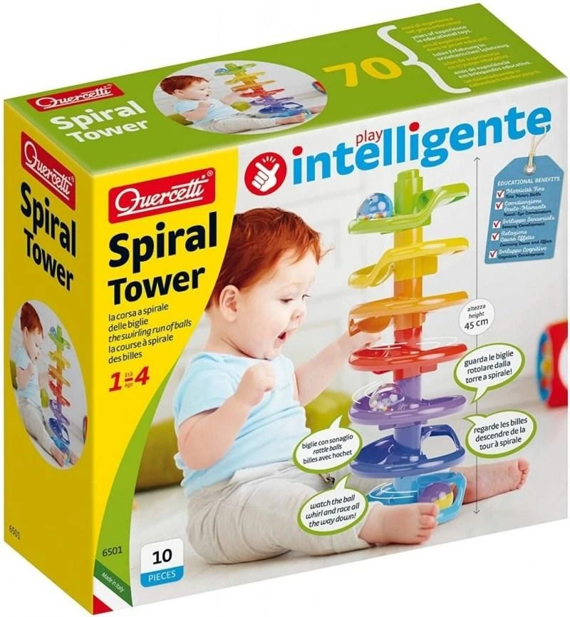 Quercetti Spiral Tower - Edukacinis Žaislas