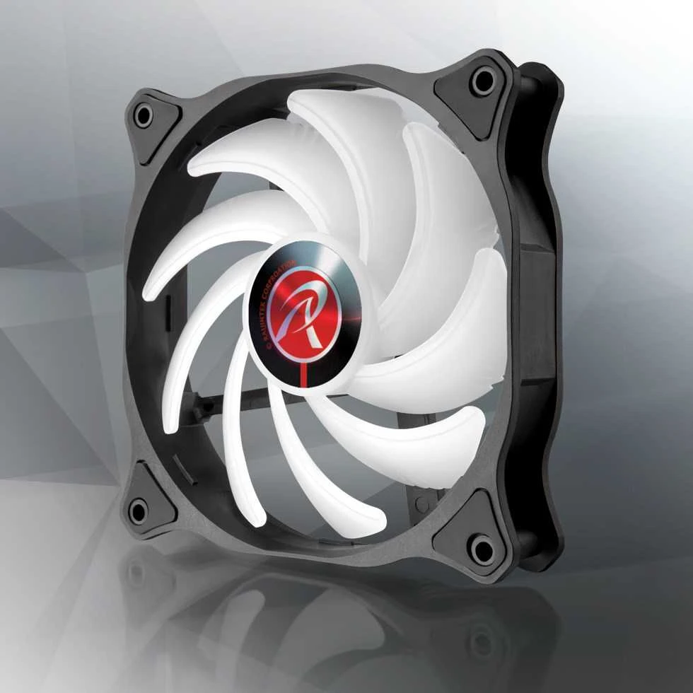 Raijintek EOS 12 RBW ADD korpuso ventiliatorius, 2er-Set su valdikliu- juodos spalvos, 120mm