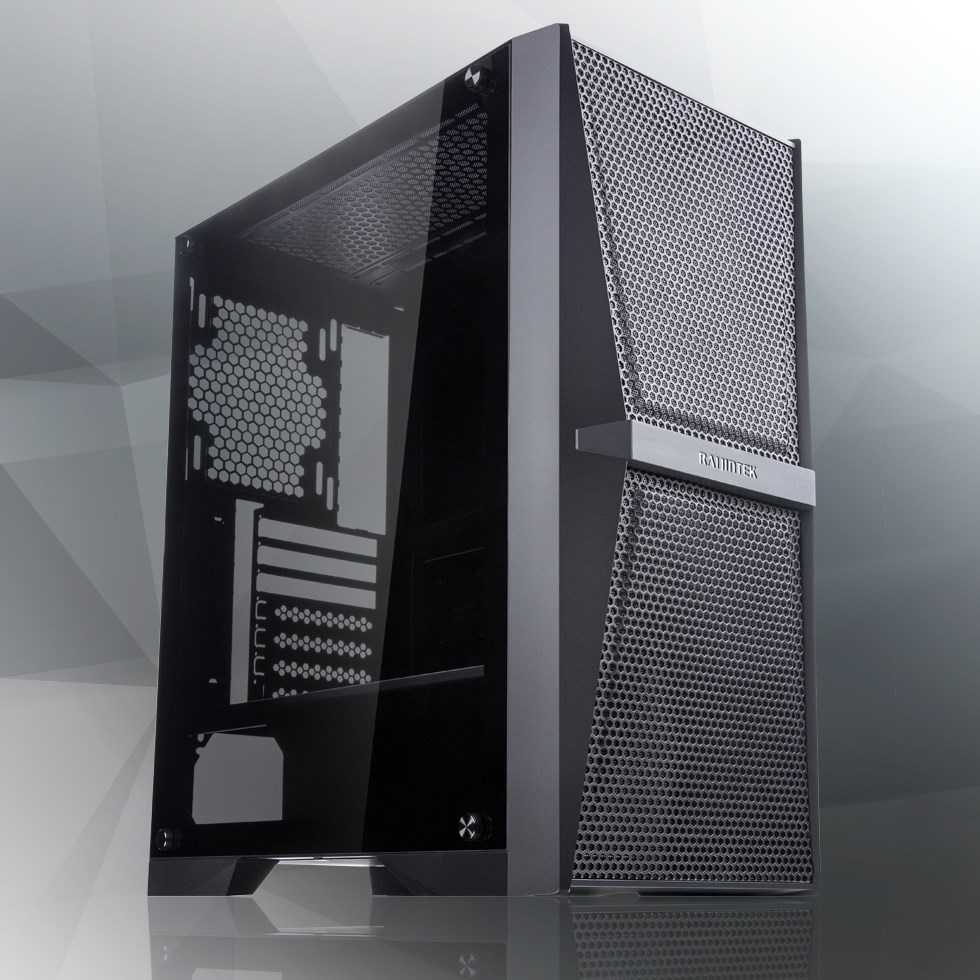 Raijintek SILENOS MS Midi Tower - juodas