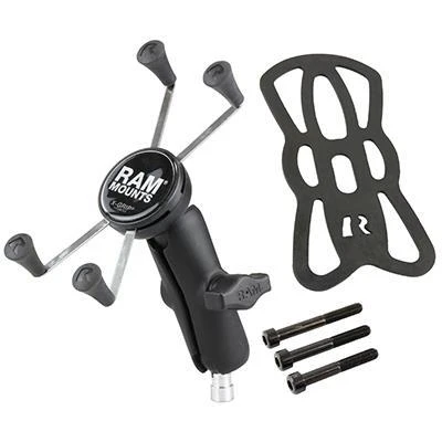 Ram Mounts Laikiklis - RAM X-Grip Didelis Su Motociklo Vairo Spaustuku