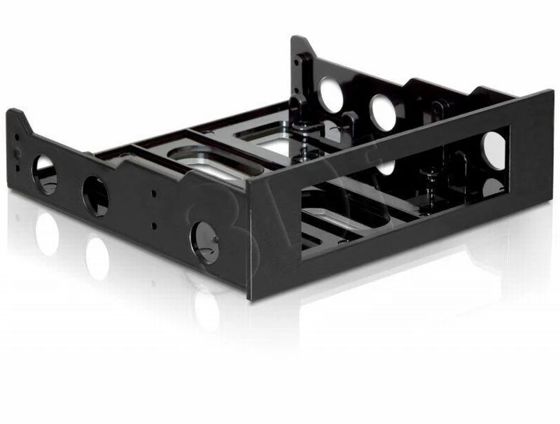 DELOCK FDD Installation frame 3.5Zoll > 5.25Zoll juodas