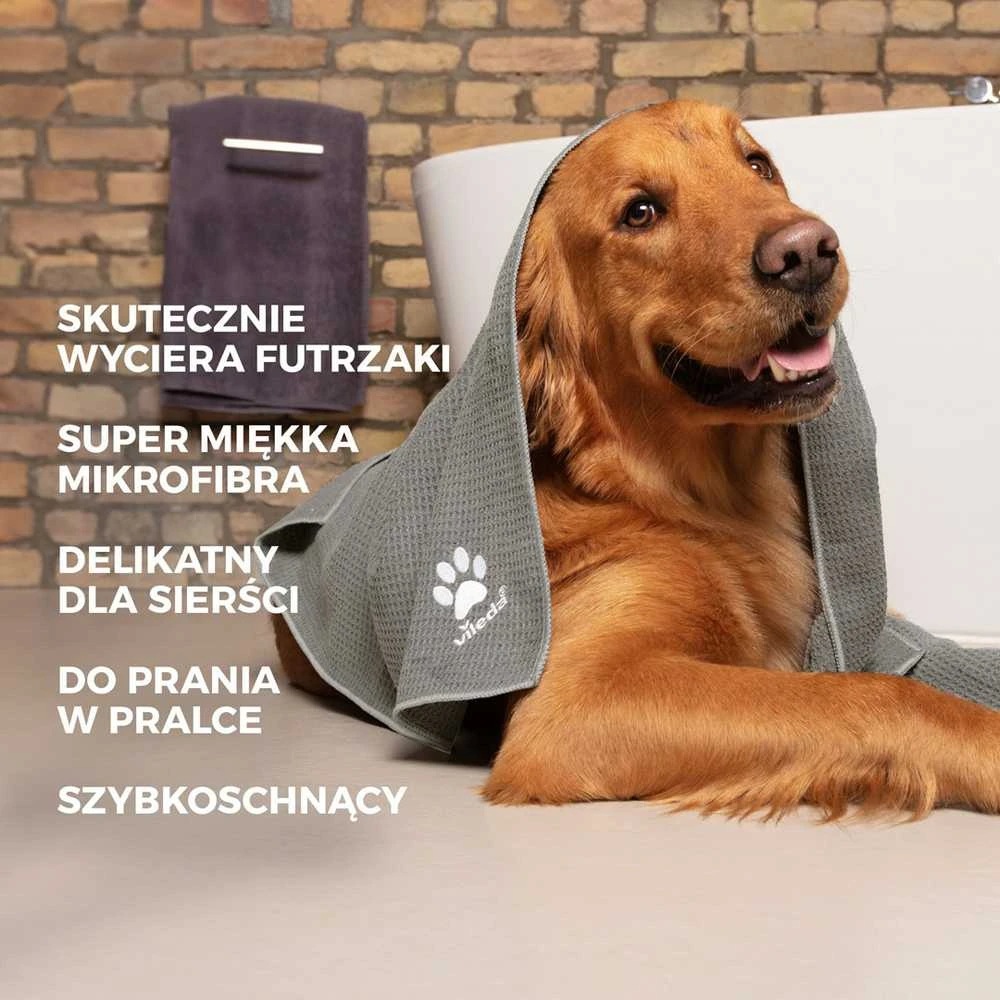 Mikropluošto rankšluostis gyvūnams VILEDA PET PRO, XL dydis