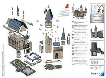 Ravensburger "3D" Dėlionė 540 vnt. - Haris Poteris: Hogvartso pilis