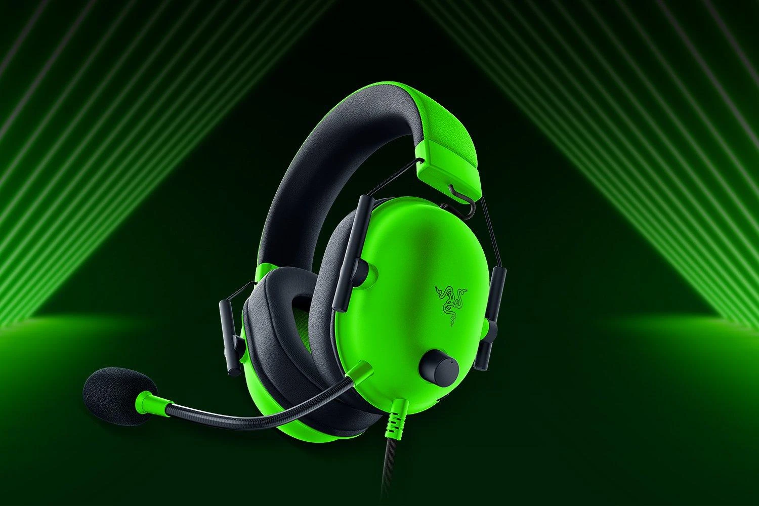 Esports Žaidimų Ausinės Razer BlackShark V2 X, Žalios