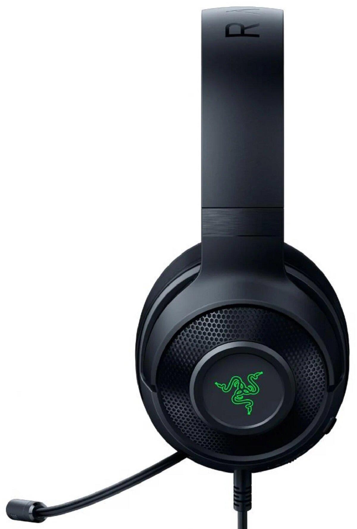 Ultra-Lengvos PC Žaidimų Ausinės Razer Kraken V3 X, Juodos