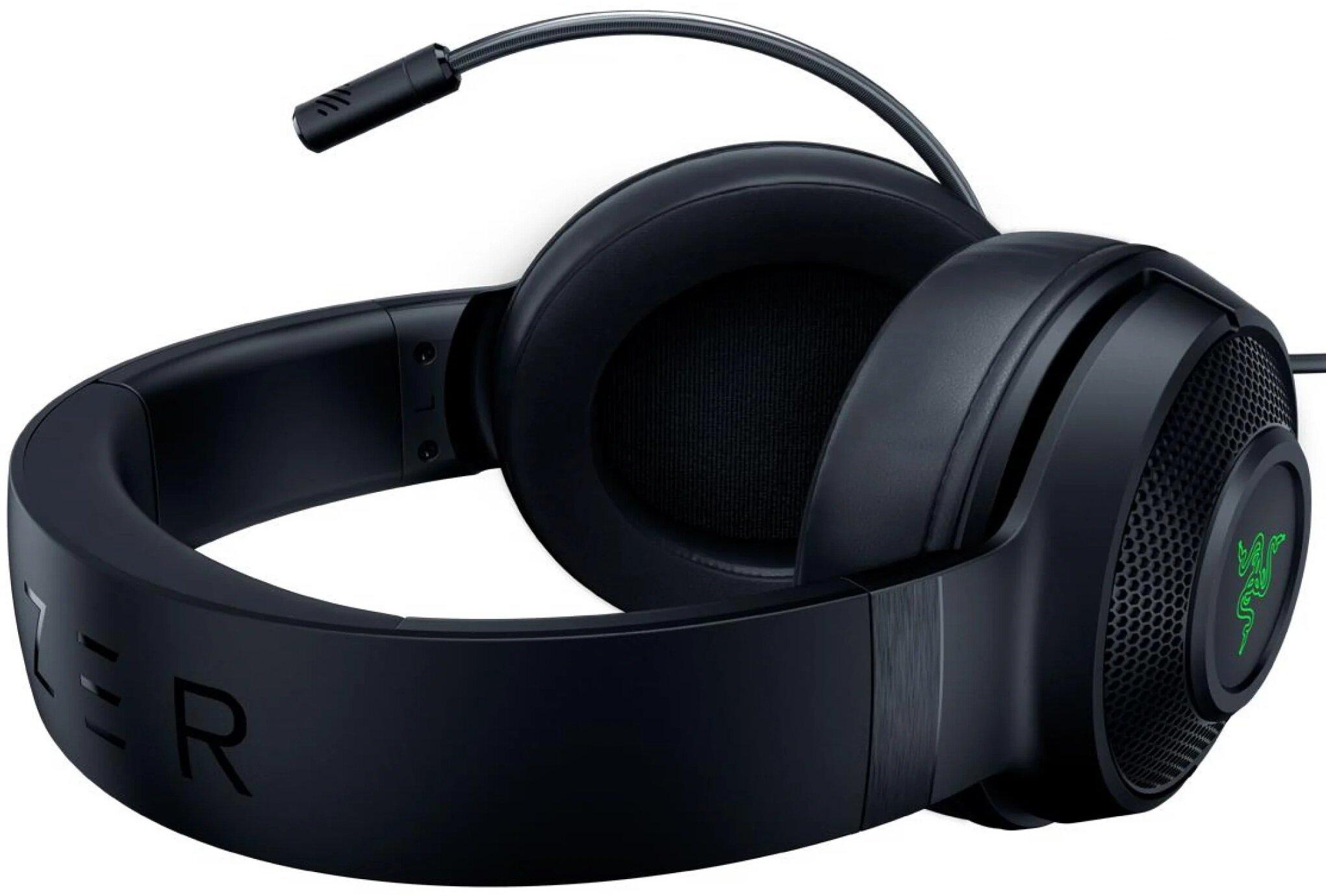 Ultra-Lengvos PC Žaidimų Ausinės Razer Kraken V3 X, Juodos