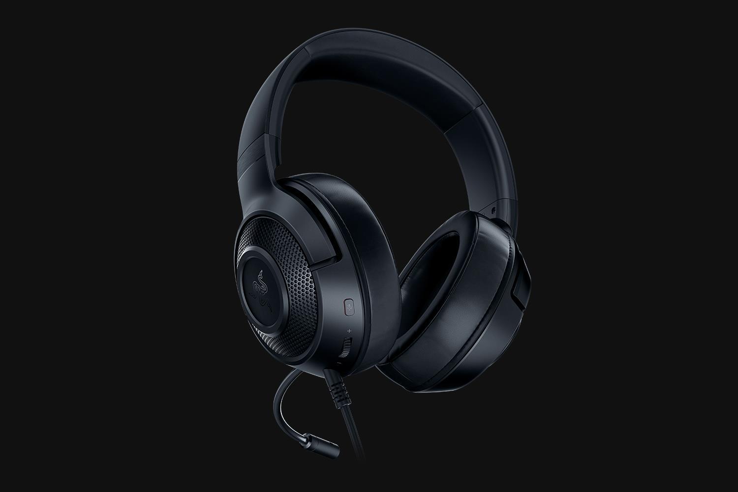 Žaidimų Ausinės Razer Kraken X, su mikrofonu, 3.5mm jungtis, juodos |  Varle.lt