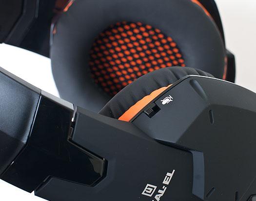 Ausinės REAL-EL GDX-7700 SURROUND 7 juodos spalvos, SURROUND 7.1