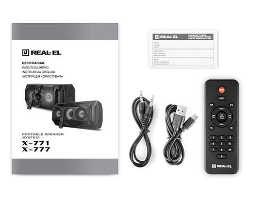 Real-El X-771nešiojama kolonėlė